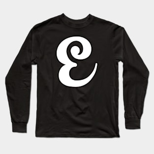 Letter E Long Sleeve T-Shirt